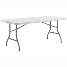 2.6ft 80cm granite white resin table Plastic Outdoor Round cafeTable Lightweight folding table